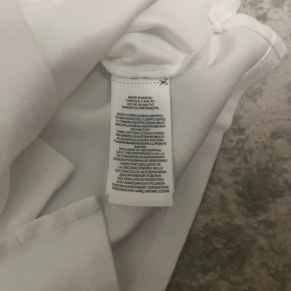 Ralph Lauren NWOT Collared Button Polo Short Sleeve White Shirt